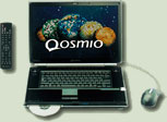 最新のノートPC「Qosmio」